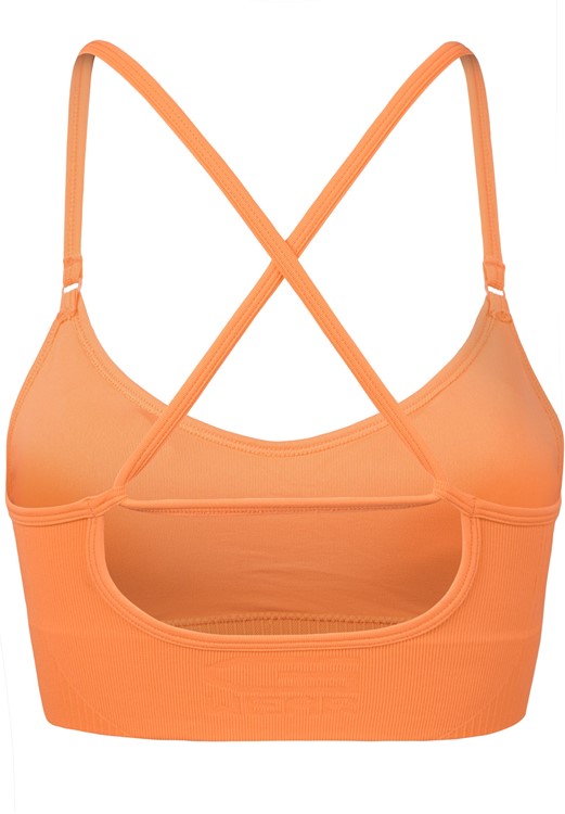 Olivia Seamless Sports Bra Peach