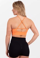 Olivia Seamless Sports Bra Peach