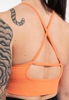 Olivia Seamless Sports Bra Peach
