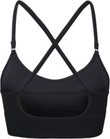 Olivia Seamless Sports Bra Black