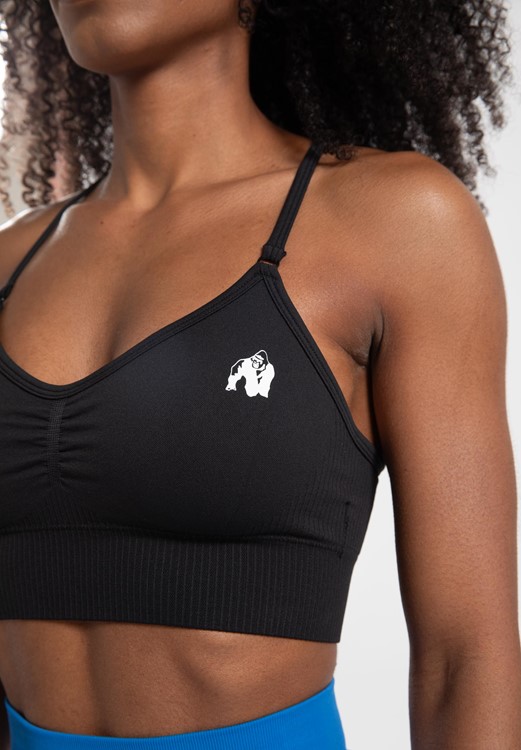 Olivia Seamless Sports Bra Black