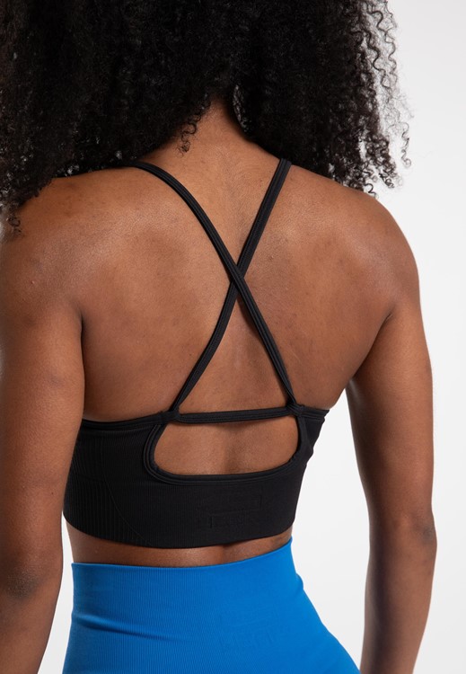 Olivia Seamless Sports Bra Black