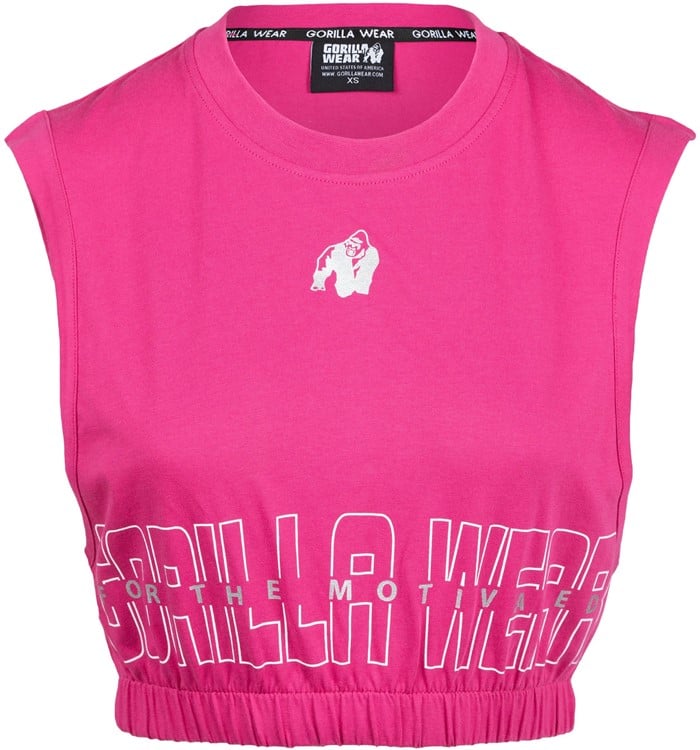 Albion Oversized Crop Top Pink