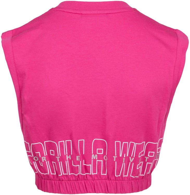 Albion Oversized Crop Top Pink