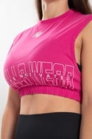Albion Oversized Crop Top Pink