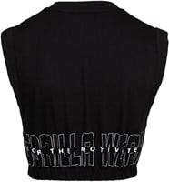 Albion Oversized Crop Top Black