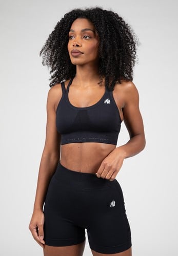 Whitney Reggiseno Sportivo Senza Cuciture - Nero
