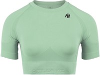Whitney Seamless Crop Top - Green
