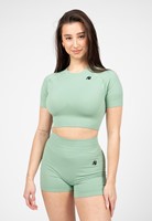 Whitney Seamless Crop Top - Green - XS/S Gorilla Wear