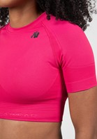 Whitney Seamless Crop Top - Pink