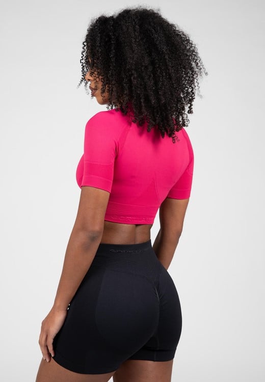 Whitney Seamless Crop Top - Pink