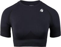 Whitney Seamless Crop Top - Black