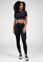Whitney Seamless Crop Top - Black