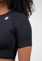 Whitney Seamless Crop Top - Black
