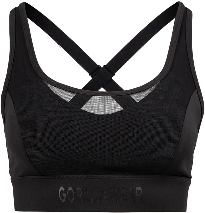 Riley High Support Sports Bra Black