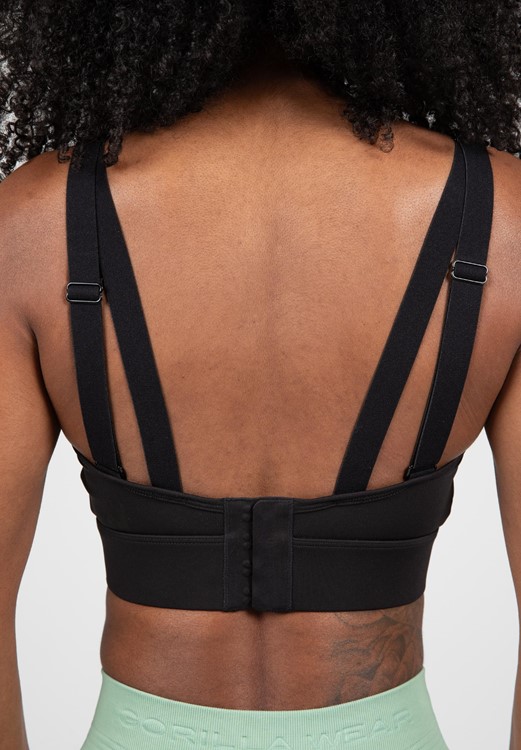 Riley High Support Sports Bra Black