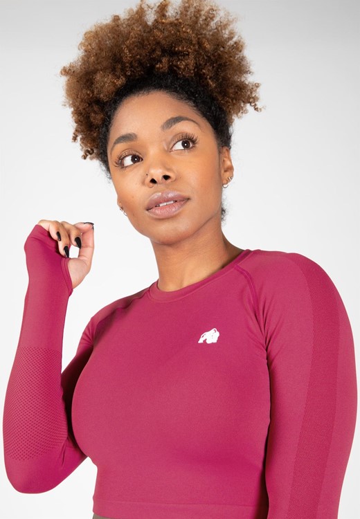 Hilton Long Sleeve fuchsia