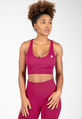 Hilton Reggiseno Sportivo Senza Cuciture - Fucsia