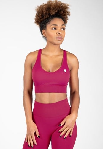 Hilton Seamless Sports Bra - Fuchsia