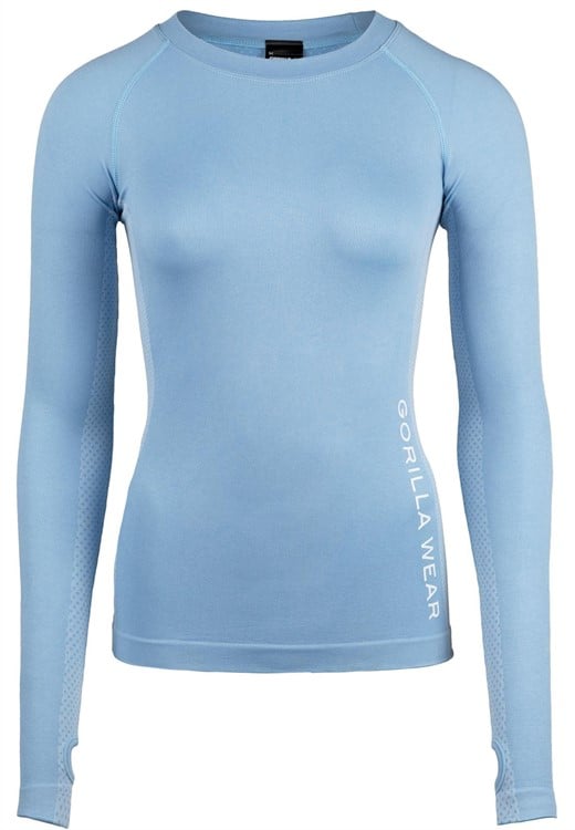 Selah Seamless Long Sleeve Light Blue