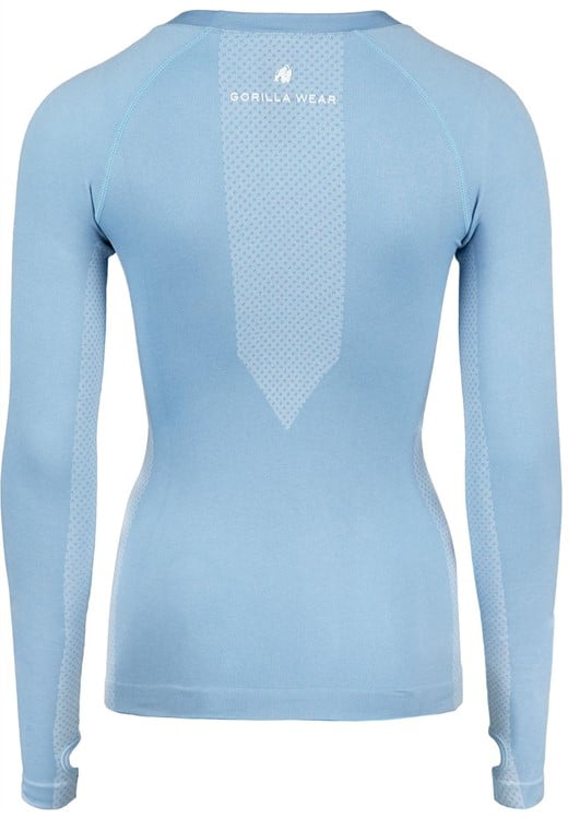 Selah Seamless Long Sleeve Light Blue