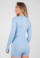 Selah Seamless Long Sleeve Light Blue