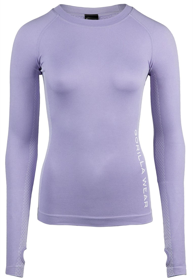 Selah Seamless Long Sleeve - Lilac - XS/S Gorilla Wear