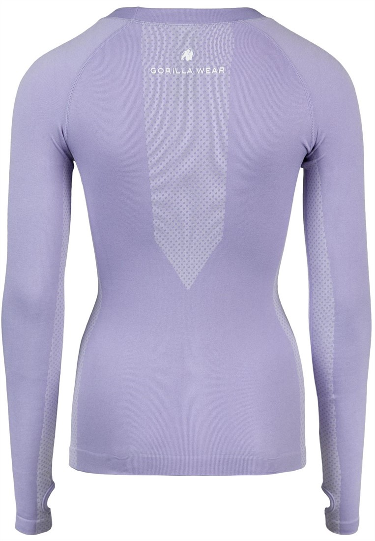 Selah Seamless Long Sleeve - Lilac - XS/S Gorilla Wear