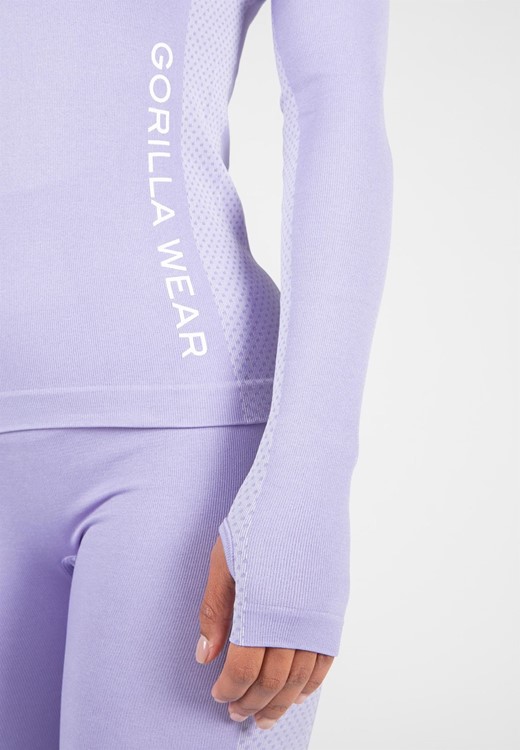 Selah Seamless Long Sleeve Lilac