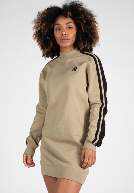 Isabella Sweatshirt Dress Beige