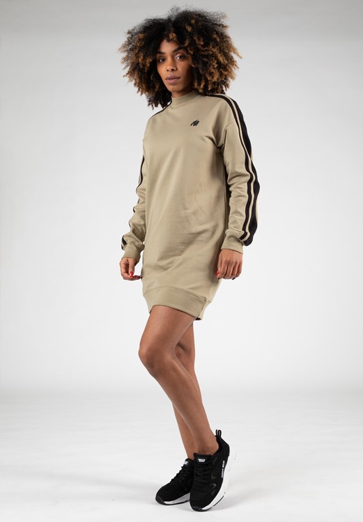 Isabella Vestido Sudadera - Beige - XS