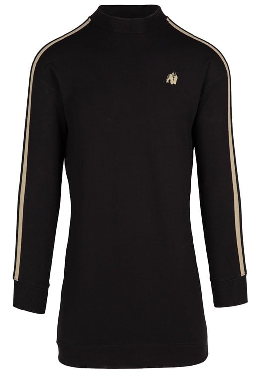 Isabella Sweatshirt Dress Black