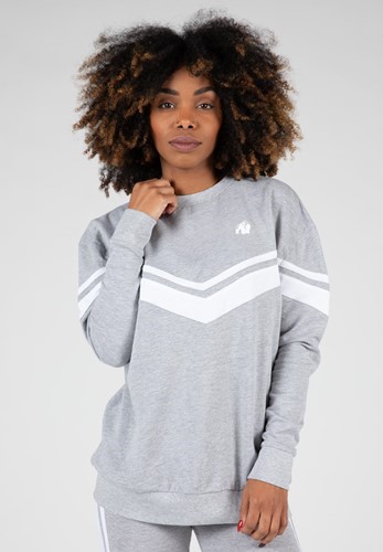 Hailey Sudadera Oversize - Gris Melange
