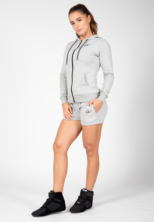 Pixley Zipped Hoodie Gray 