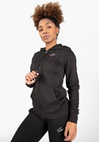 Pixley Zipped Hoodie Black Uitgelicht