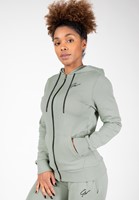 Pixley Zipped Hoodie - Light Green - XS