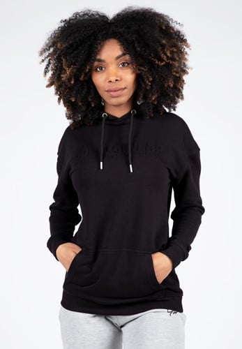 Crowley Hoodie Oversize Femme - Noir