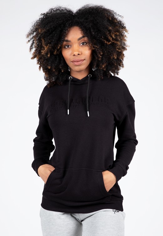 Crowley Hoodie Oversize Femme - Noir - XS