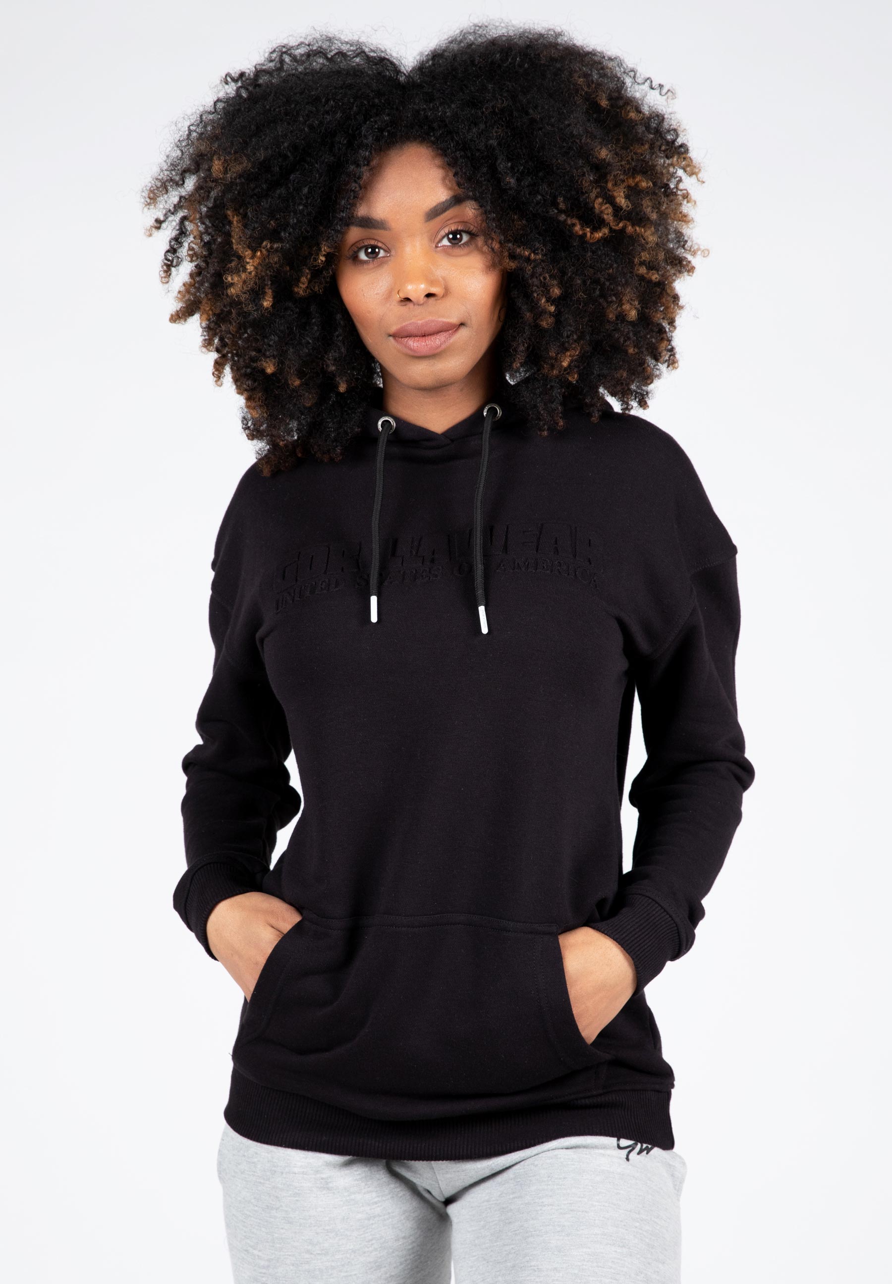 Crowley Women's Oversized Hoodie - Black - L 6279