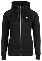 Marion Zipped Hoodie Black