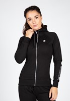 Marion Zipped Hoodie - Black - XS Gorilla Wear