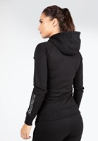 Marion Zipped Hoodie Black