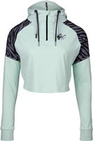 Zion Cropped Hoodie Green