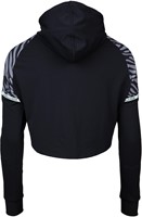 Zion Cropped Hoodie Black
