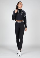 Zion Cropped Hoodie Black