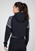 Zion Cropped Hoodie Black