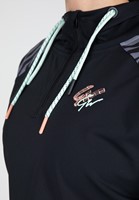 Zion Cropped Hoodie Black
