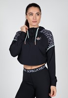 Zion Felpa Con Cappuccio Corta - Nero - XS