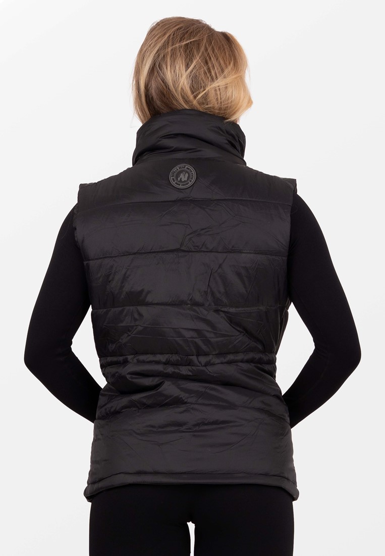 Lucia Puffer Vest - Black - XS Gorilla Wear