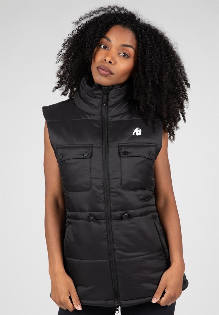 Puffy Vest パフィベスト　ジプソフィア gypsohila黒 GPKW-607 Puffy Vest | gypsohila